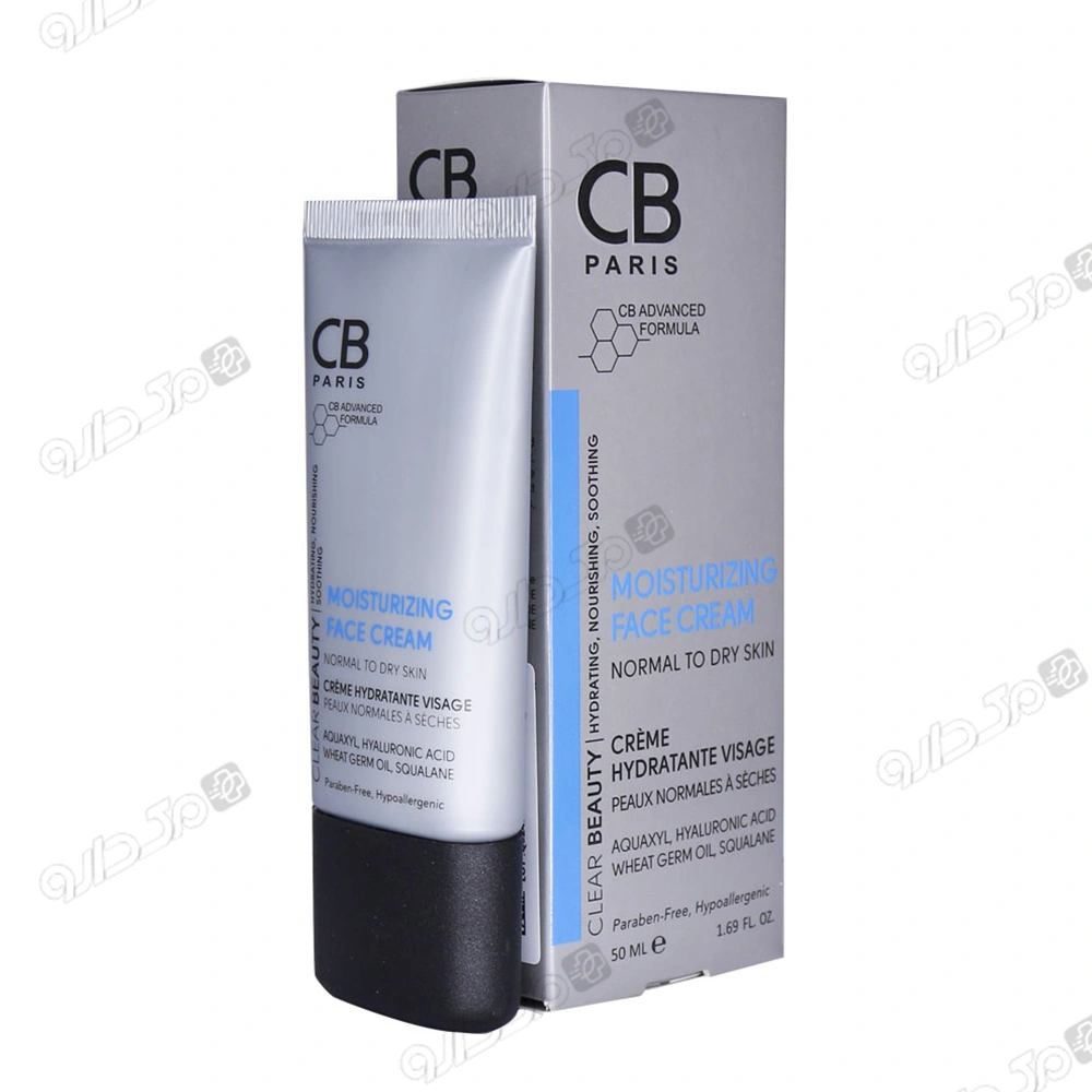 کرم مرطوب کننده صورت پوست نرمال تا خشک سی بی